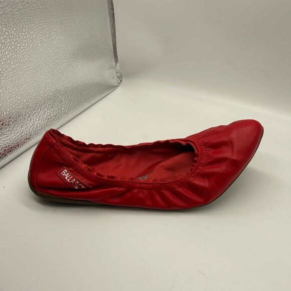Corso Como Ballasox Prince Ballet Flats in Red Leather - Picture 8 of 12